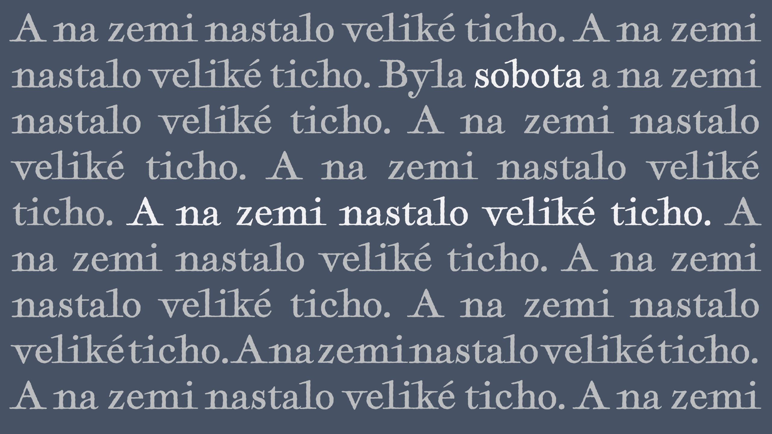 Velké ticho